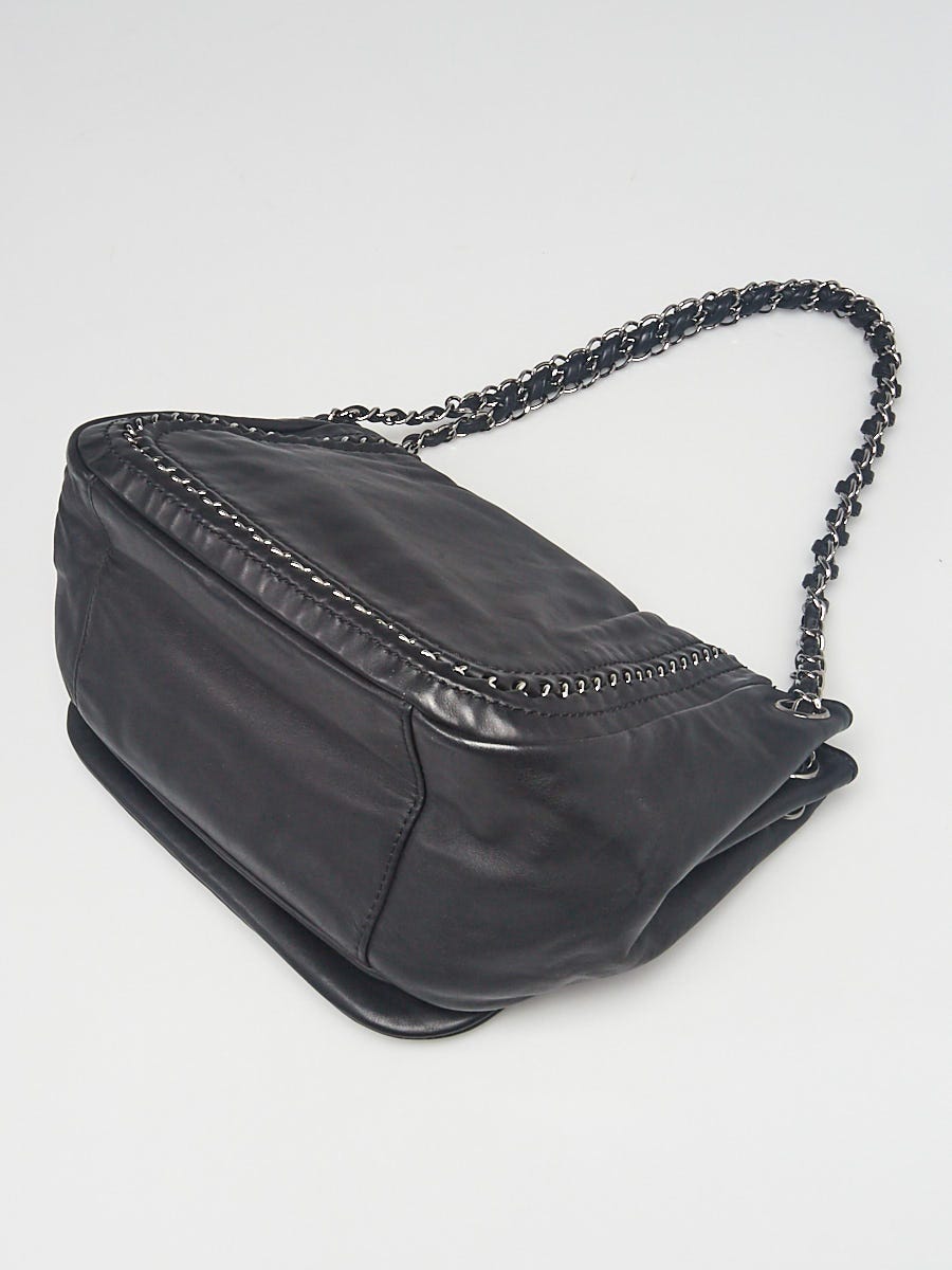 Luxe Ligne Accordion Flap Bag Leather