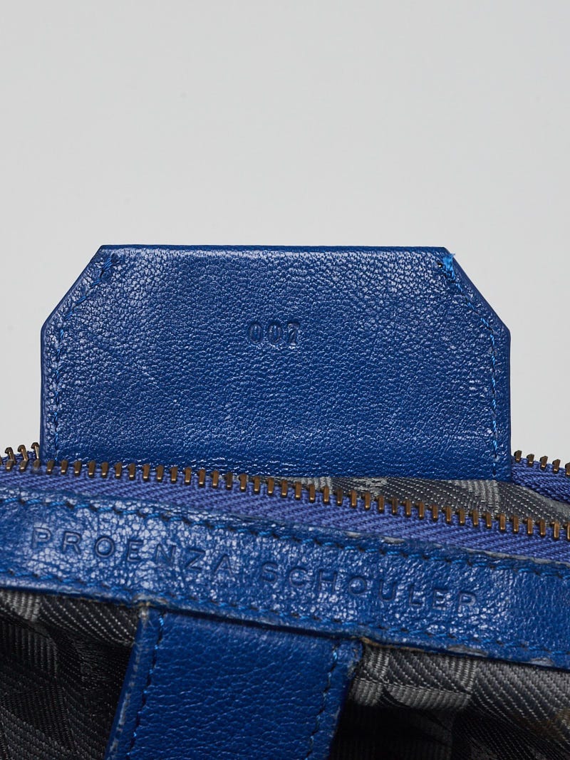 Proenza Schouler Royal Blue Leather Medium PS1 Satchel Bag