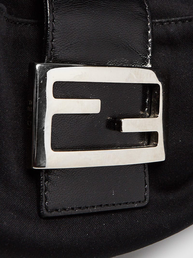 FENDI FENDI BLACK SHOULDER BAG DOUBLE BAGUETTE バッグ ロゴ Double Baguette Leather Black | Fendi