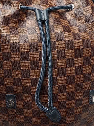 Louis Vuitton Damier Canvas Runner Backpack Bag | Yoogi's Closet Louis Vuitton Damier Canvas Runner Backpack Bag | Yoogi's Closet