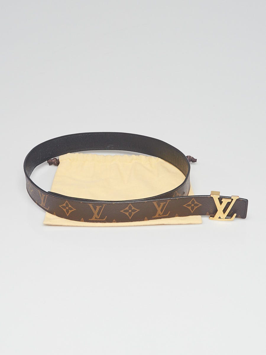 Louis Vuitton 25mm Mini Monogram Canvas LV Initials Belt Size 80/32 -  Yoogi's Closet