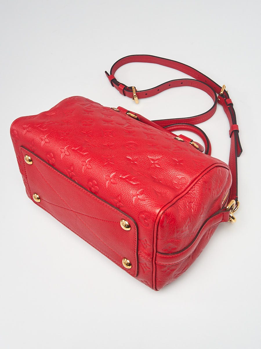Louis Vuitton Cherry Monogram Empreinte Leather Speedy Bandouliere 25 Bag -  Yoogi's Closet