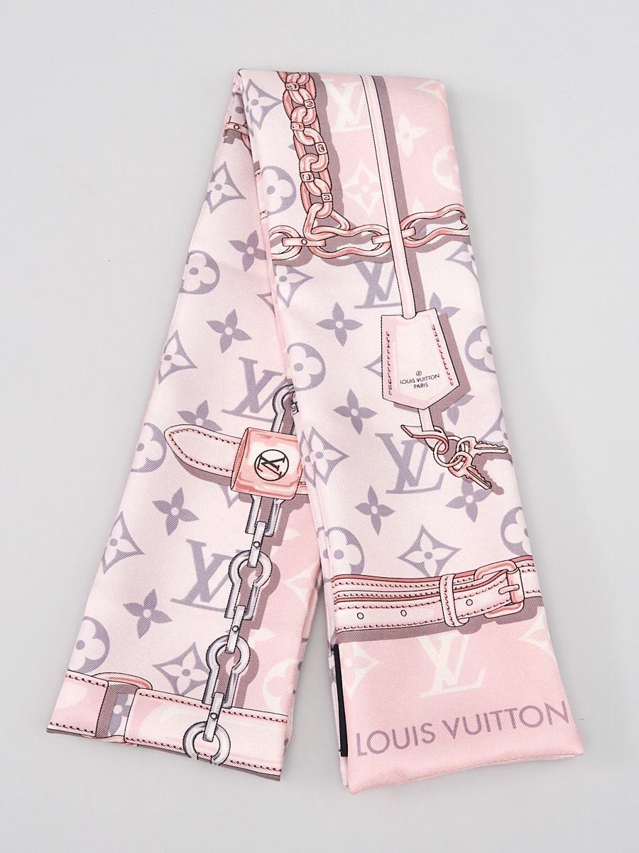 Louis Vuitton Pink/Purple Silk Monogram Confidential Bandeau