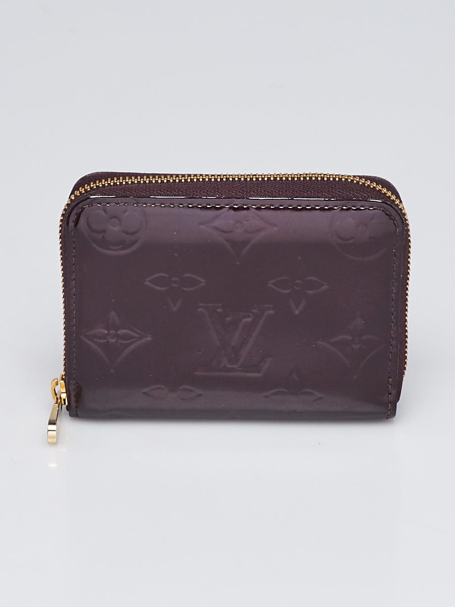 Louis Vuitton Amarante Monogram Vernis Zippy Coin Purse Louis Vuitton