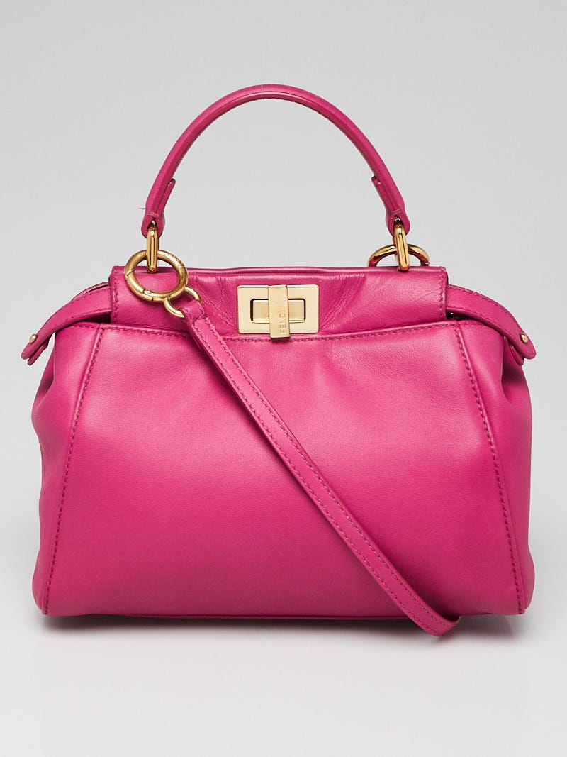 Fendi neon pink on sale bag