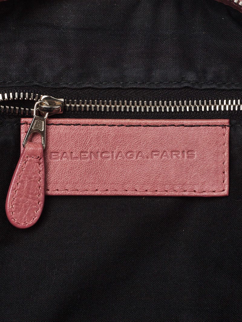 Balenciaga Rose Bruyere Lambskin Leather Giant 12 Gold Part Balenciaga Rose Bruyere Lambskin Leather Giant 12 Gold Part