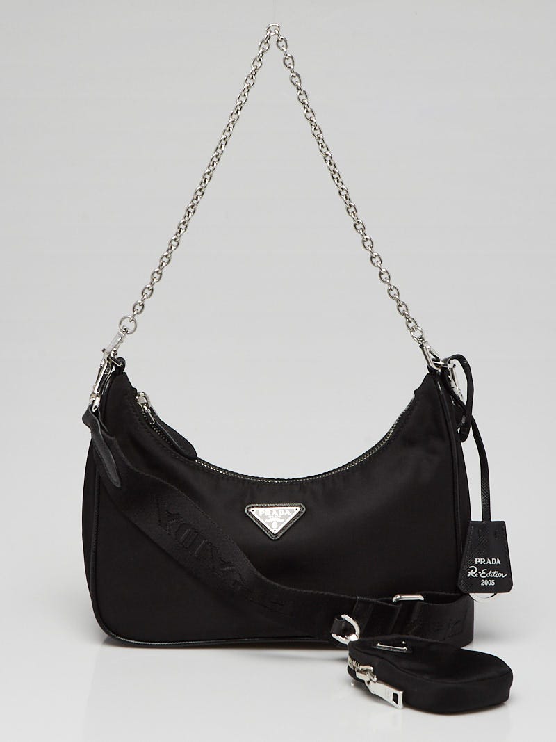 Prada Re-Edition 2005 Bag (Black; Nylon) Authentic