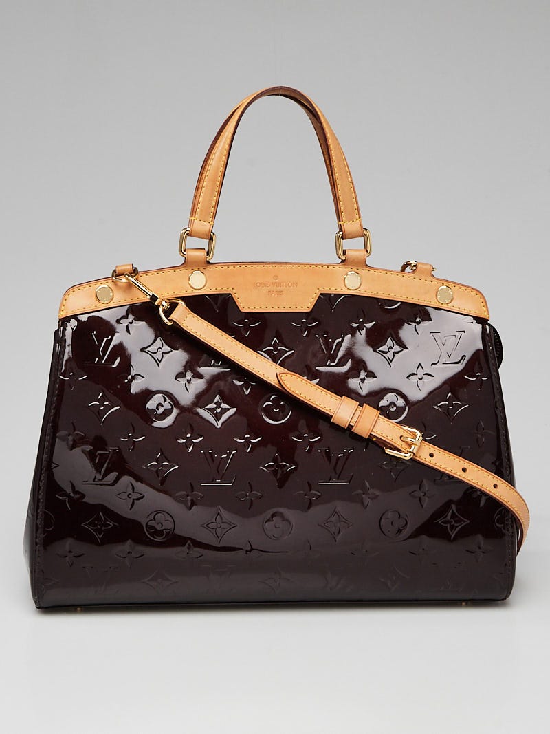 Louis Vuitton Amarante Monogram Vernis Brea GM Bag - Yoogi's Closet