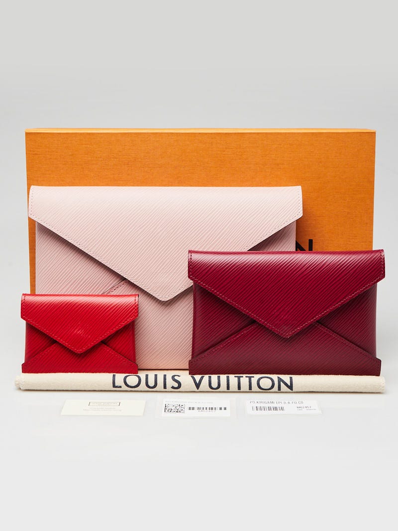 Louis Vuitton Pochette Kirigami Epi Rose Ballerine/Fuchsia/Coquelicot in  Epi Leather with Gold-tone - US