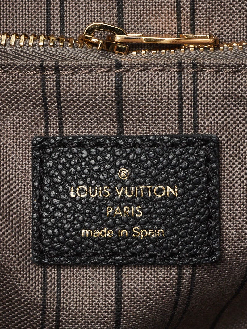 Louis Vuitton Black Monogram Empreinte Leather Sorbonne Backpack Bag -  Yoogi's Closet