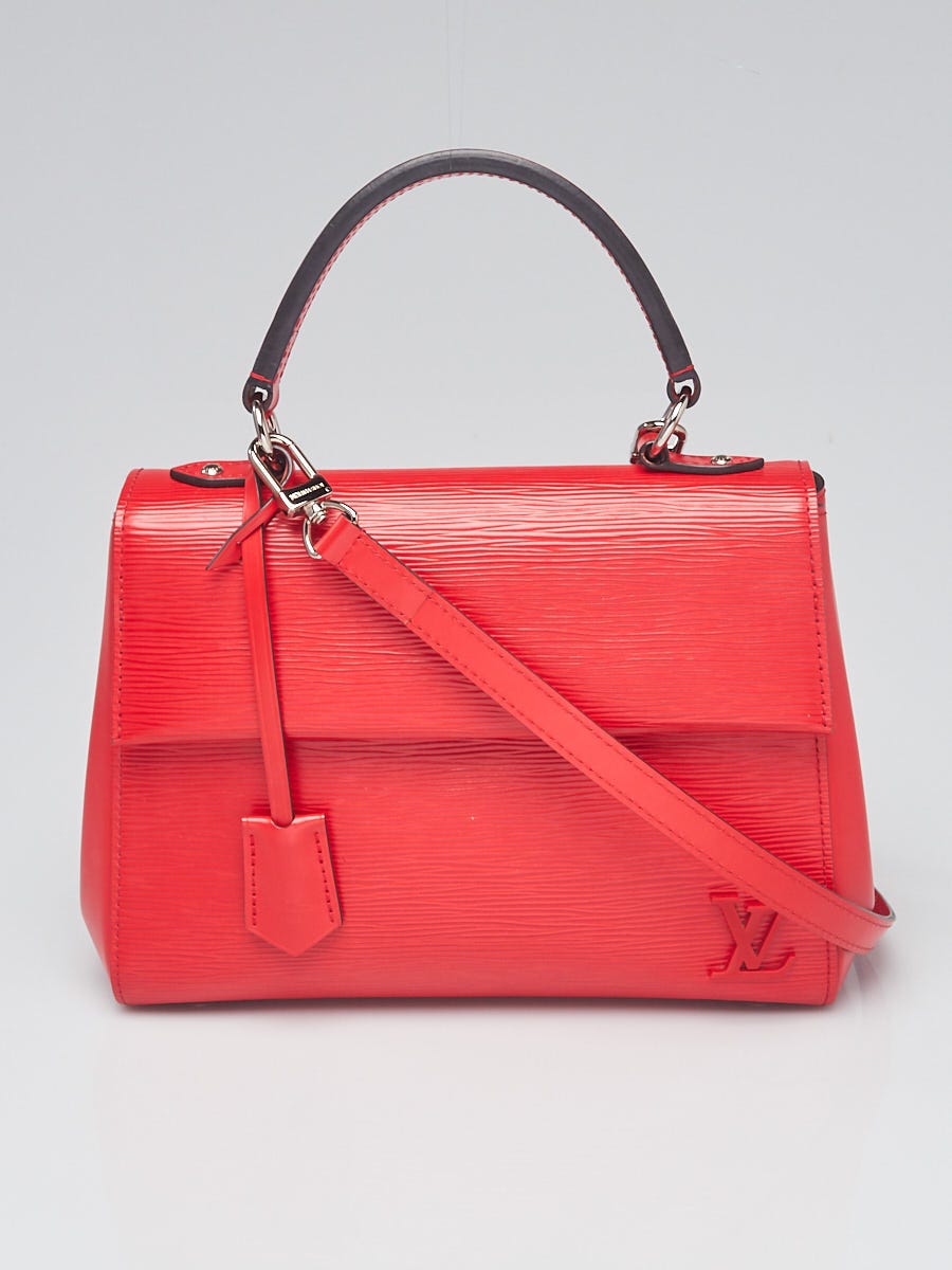 Louis Vuitton Coquelicot Epi Leather Cluny BB Bag - Yoogi's Closet