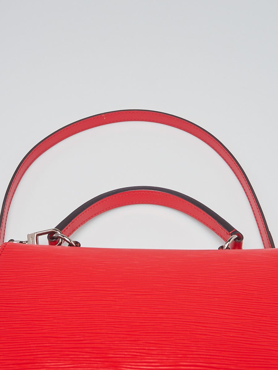 Red Louis Vuitton Epi Cluny BB Satchel
