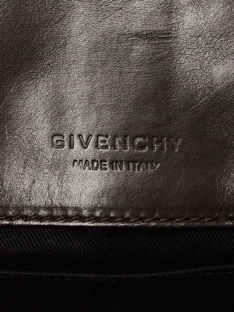 Givenchy Brown/White Pony Hair Obsedia Small Crossbody Bag