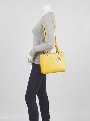 Dior // Black Patent Large Lady Dior Bag – VSP Consignment