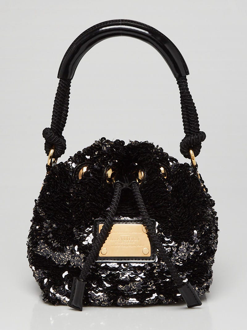 Mini Noe Black Sequins Rococo Bag – Baggio Consignment