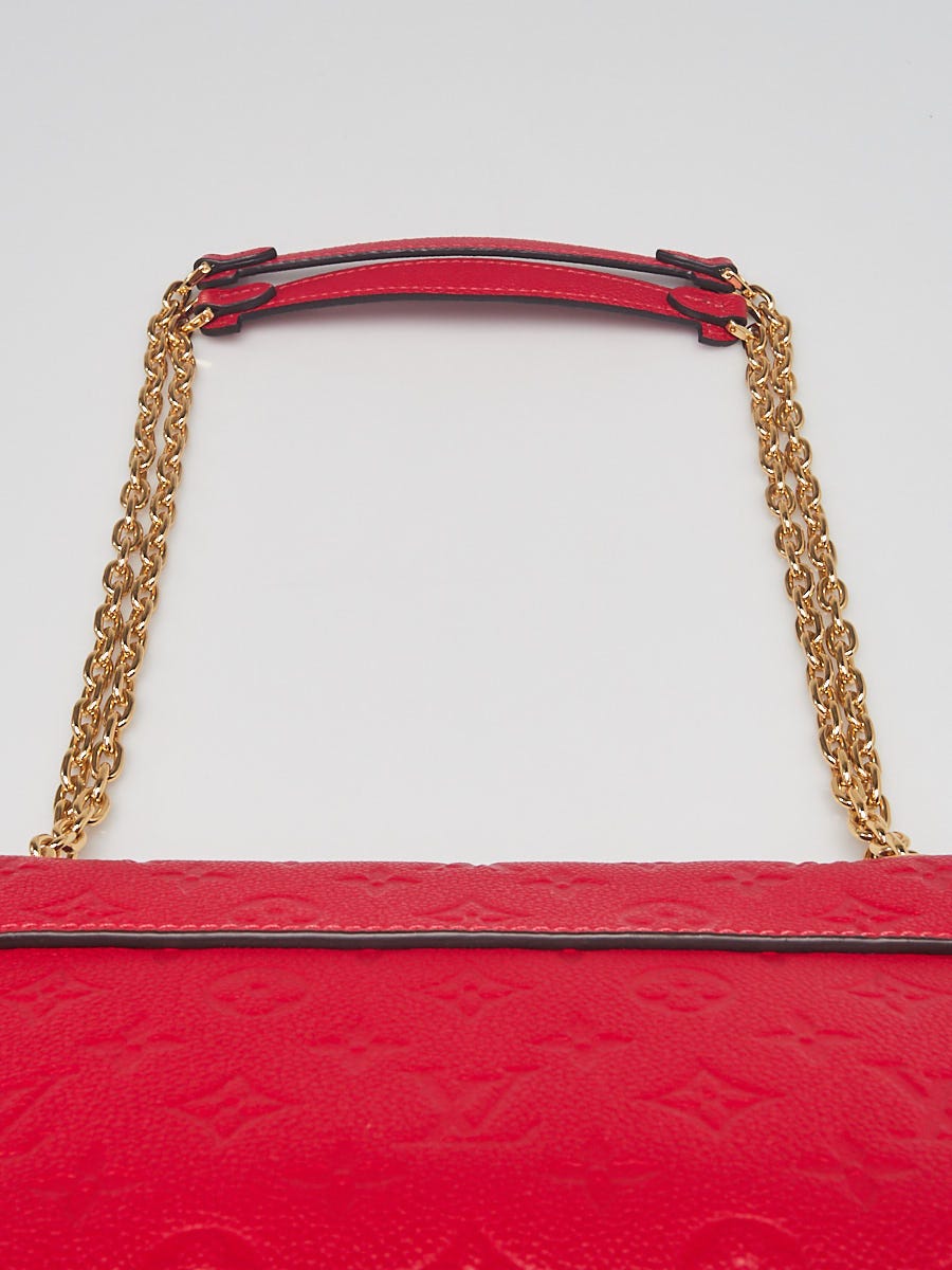 Louis Vuitton, Bags, Louis Vuitton Vavin Pm Empreinte Leather Gold Chain  Shoulder Crossbody Bag 30