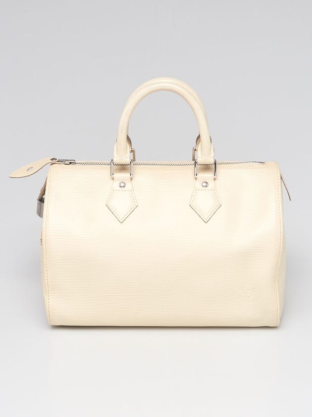 Louis Vuitton Ivory Epi Leather Speedy 25 Bag
