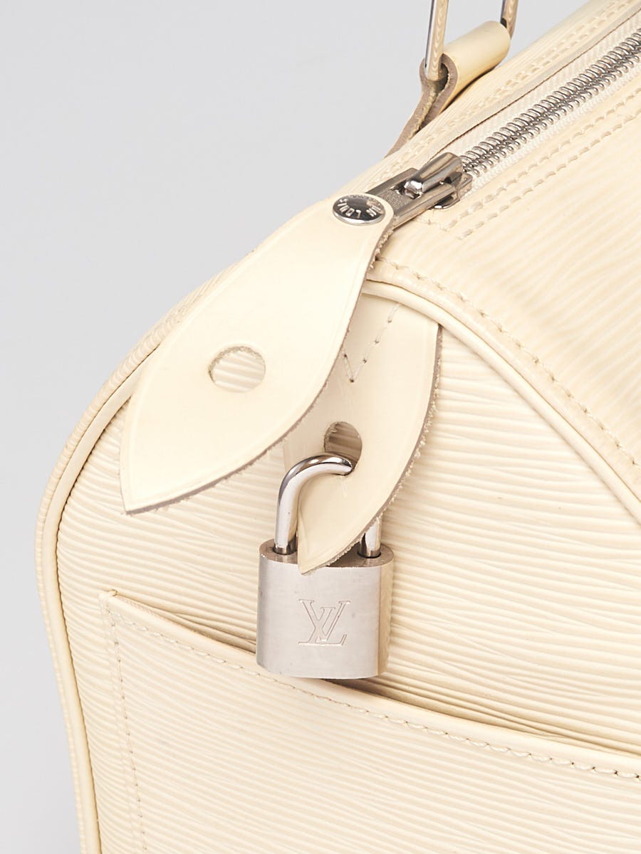 Louis Vuitton Epi Speedy 25 Hand Bag Ivory M5923J LV Auth ds339