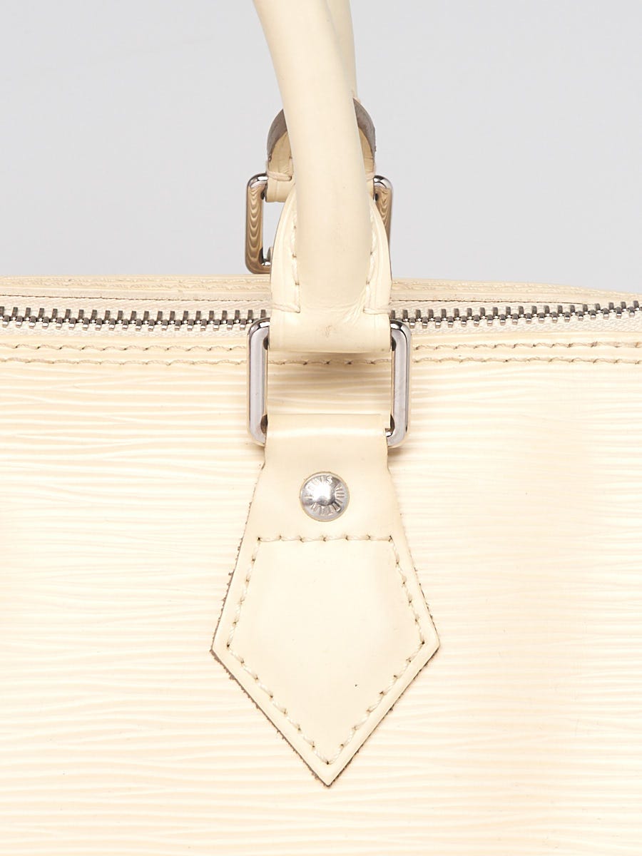 Louis Vuitton Epi Speedy 25 Hand Bag Ivory M5923J LV Auth ds339 White  Leather ref.460190 - Joli Closet