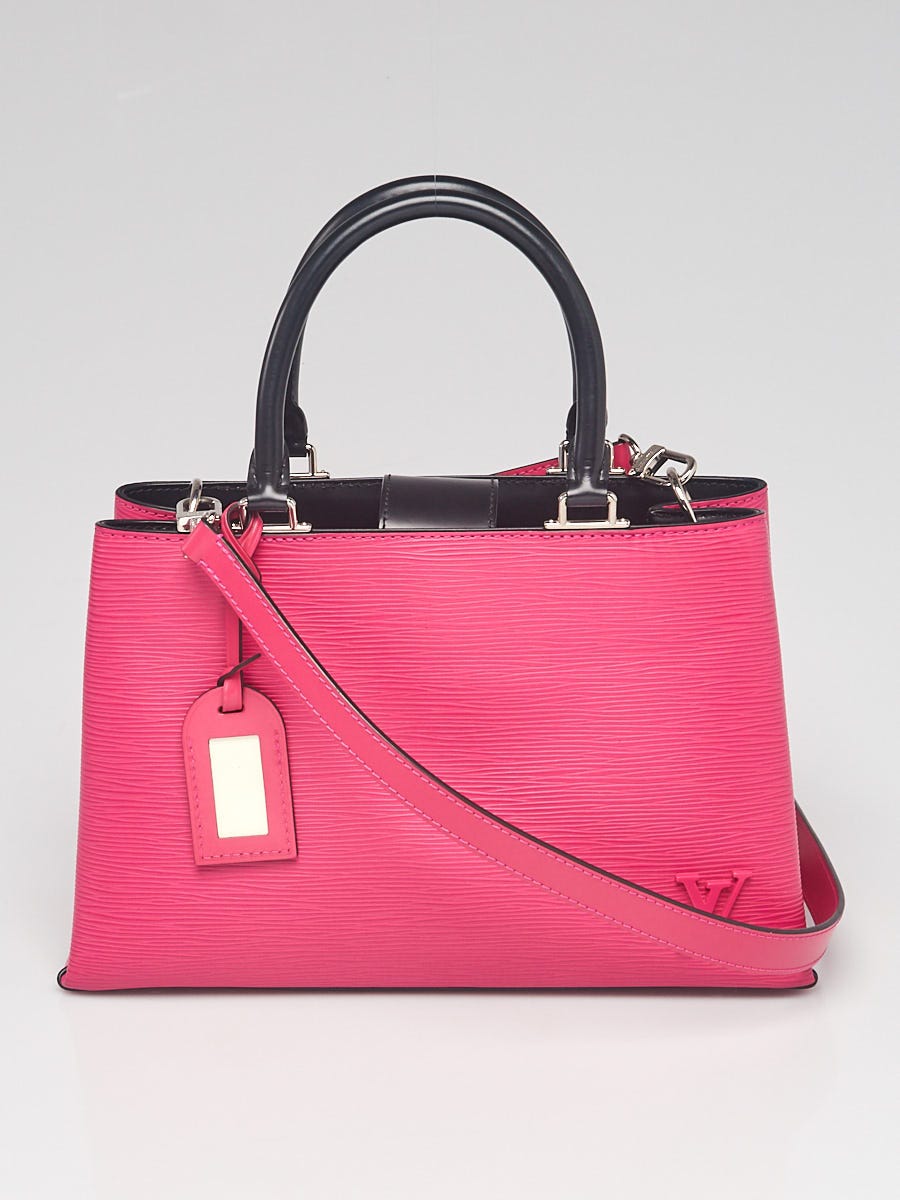 Louis Vuitton Hot Pink/Black Epi Leather Kleber PM Bag - Yoogi's Closet