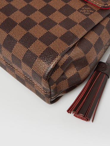 Louis Vuitton 16mm Ebene Smooth Leather Adjustable Shoulder Strap - Yoogi's  Closet