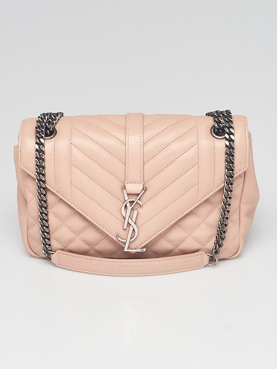 Saint Laurent Envelope Medium Quilted Leather Crossbody