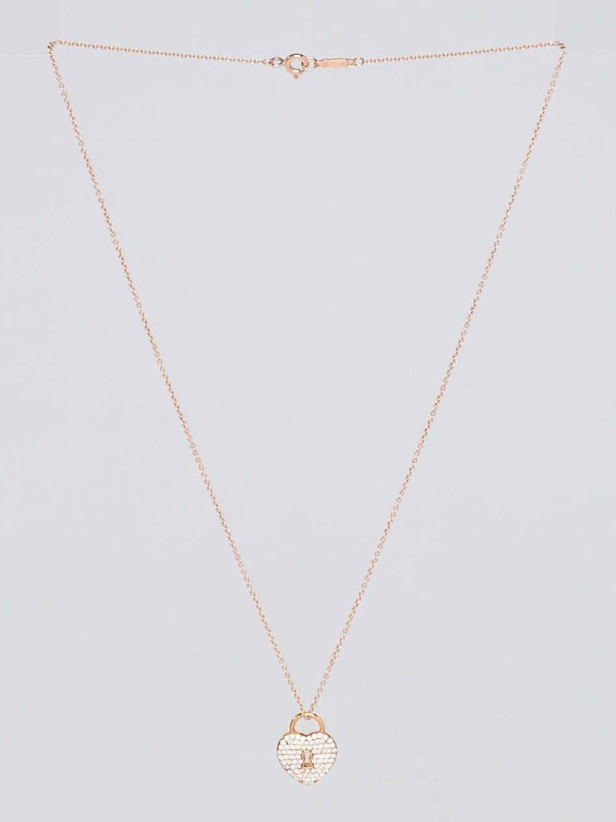 Padlock Pendant Necklace Rose Gold – Hey Happiness