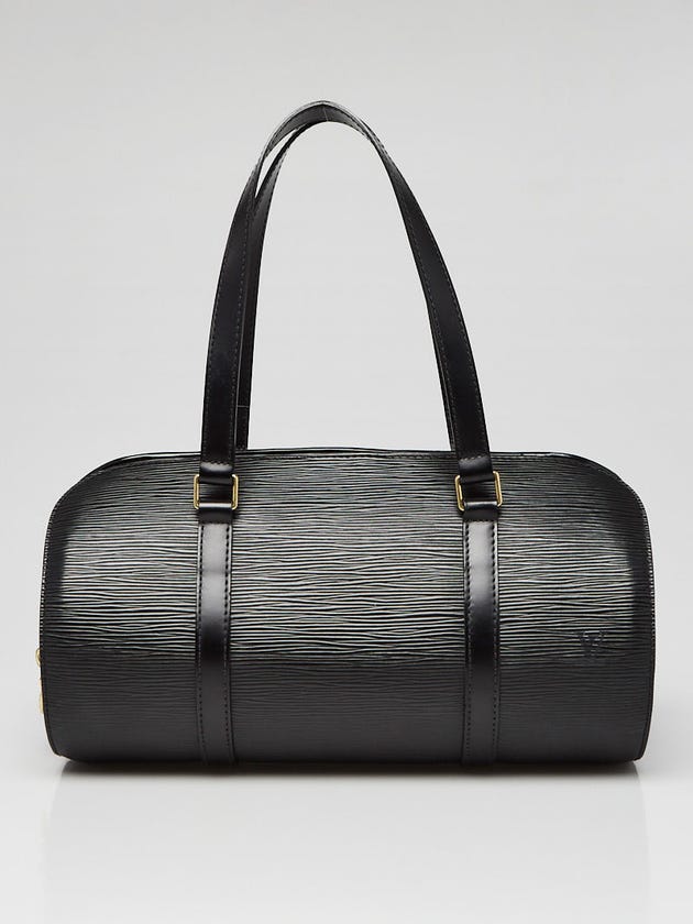 Louis Vuitton Black Epi Leather Soufflot Bag w/o Accessories Pochette