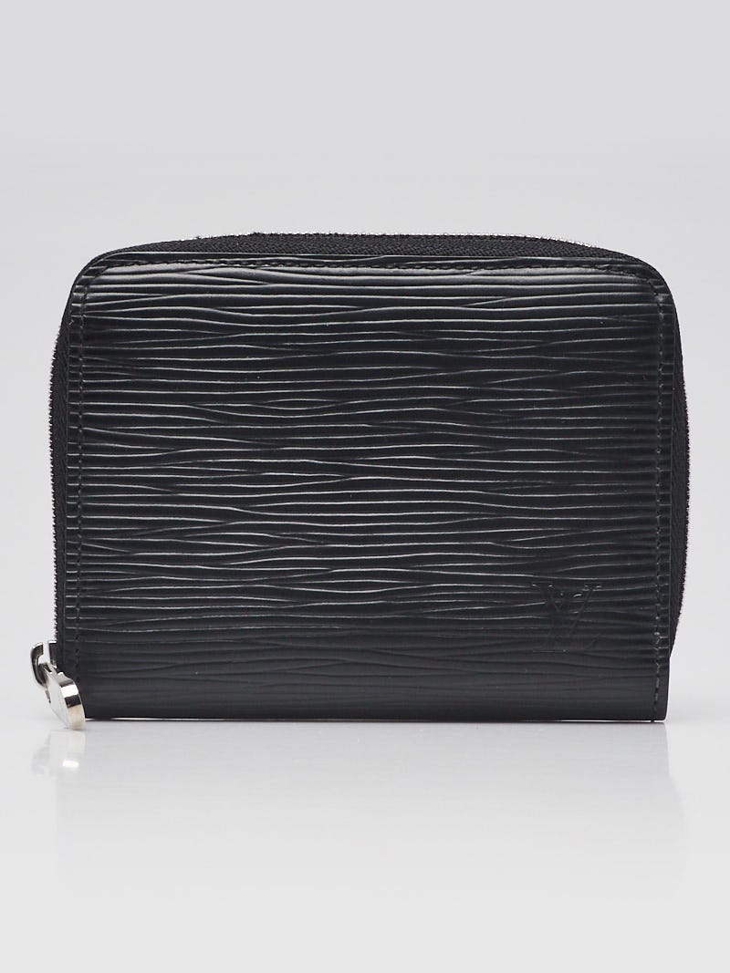 Louis Vuitton Zippy Coin Purse Epi Black 