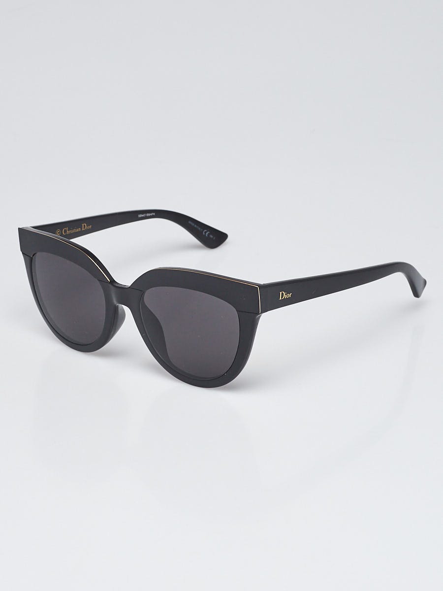 Christian Dior Black Plastic Soft1F Sunglasses Yoogi s Closet