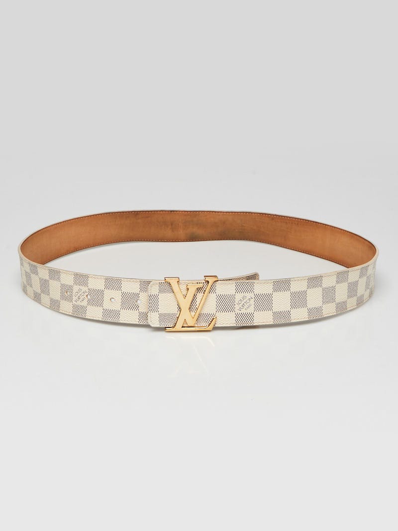 Louis Vuitton - LV Initiales Damier Azur Canvas Belt 95