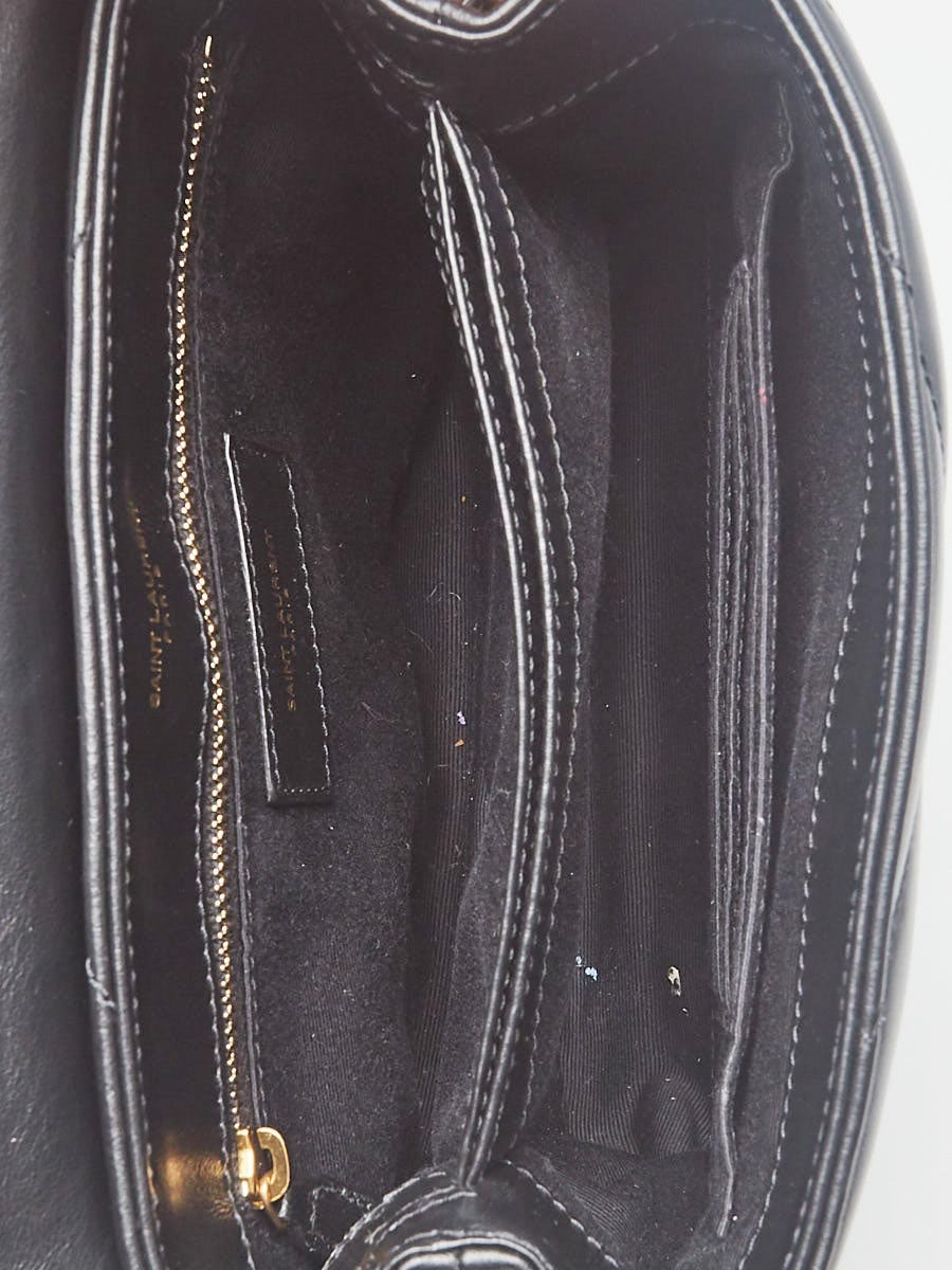 Yves Saint Laurent Black Leather Dylan Small Shoulder Bag - Yoogi's Closet