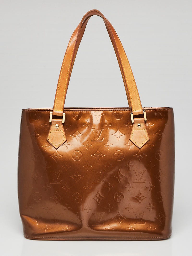 Authentic Louis Vuitton Shoulder Bag Houston Vernis Used LV