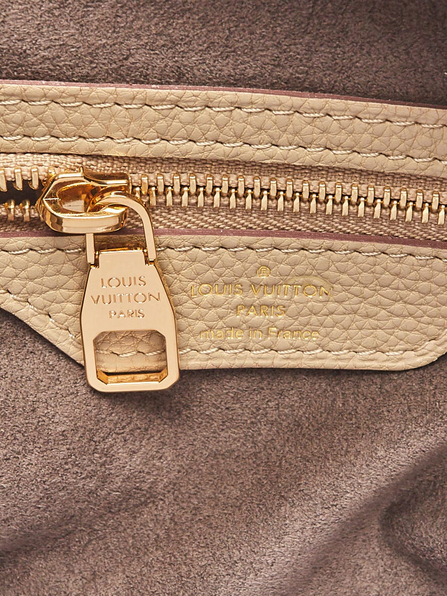 Louis Vuitton Opal Monogram Mahina Leather L Bag - Yoogi's Closet