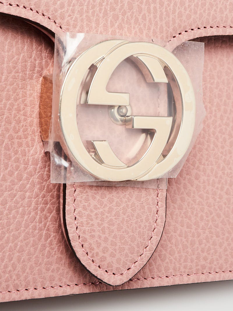 Gucci Dollar Interlocking G Shoulder Bag Blush Pink