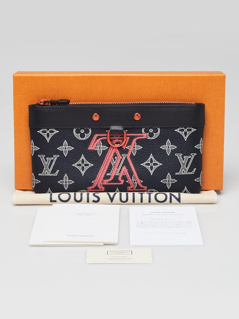 Louis Vuitton Pochette Apollo PM Monogram Ink Canvas Upside Down Pouch  M62898