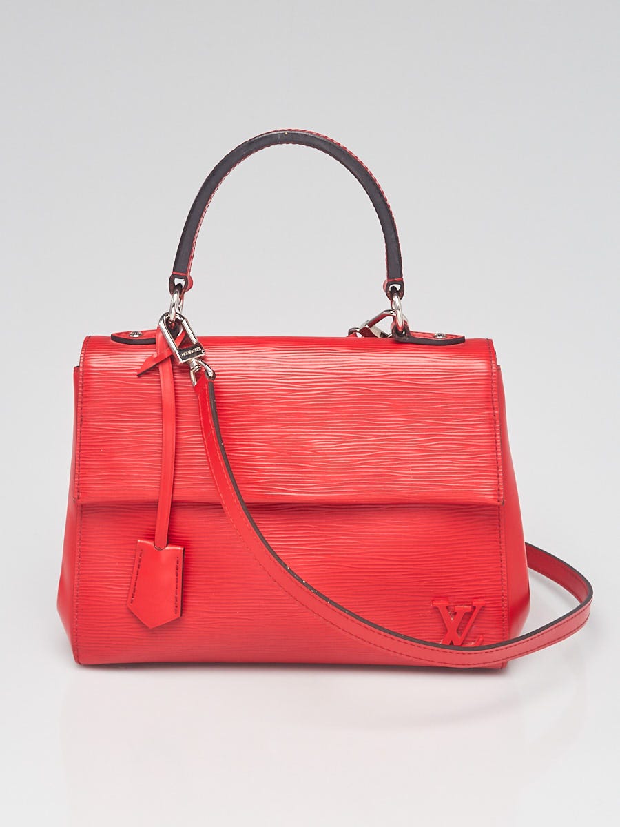 Louis Vuitton Coquelicot EPI Leather Cluny Bb Bag