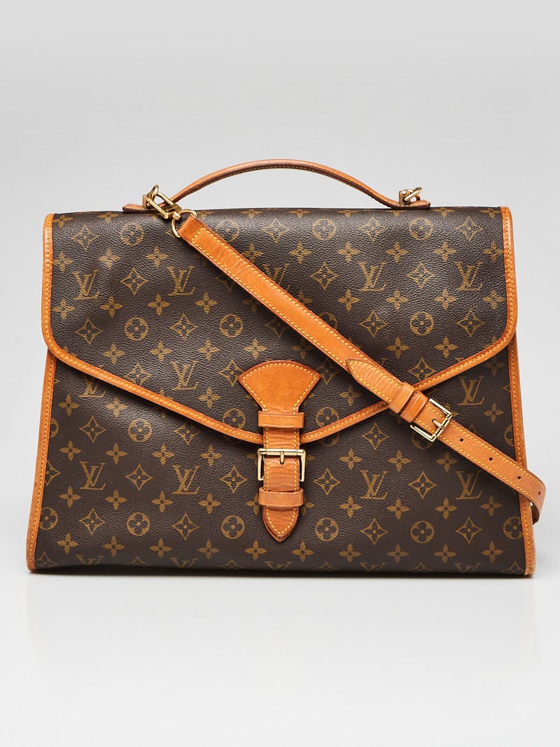 Louis Vuitton Vintage Monogram Canvas Bel Air GM Handbag Satchel