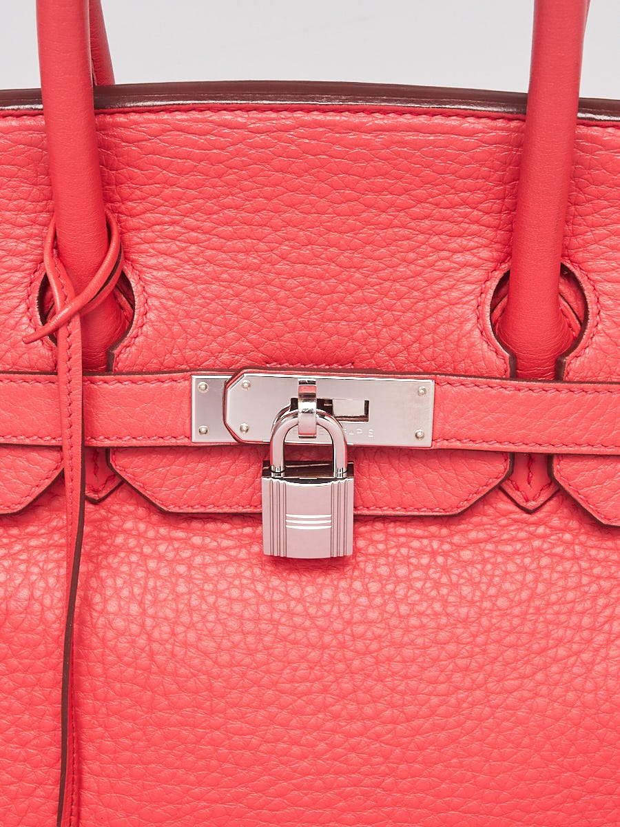 Hermes Birkin Bag, Pink & Grey, 35cm, Clemence with Palladium
