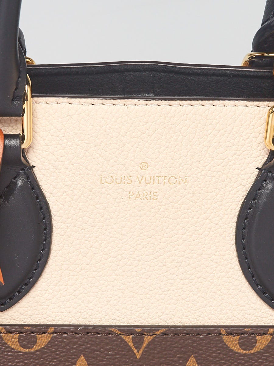 Louis Vuitton Tricolor Leather Monogram Canvas Fold Tote PM Bag