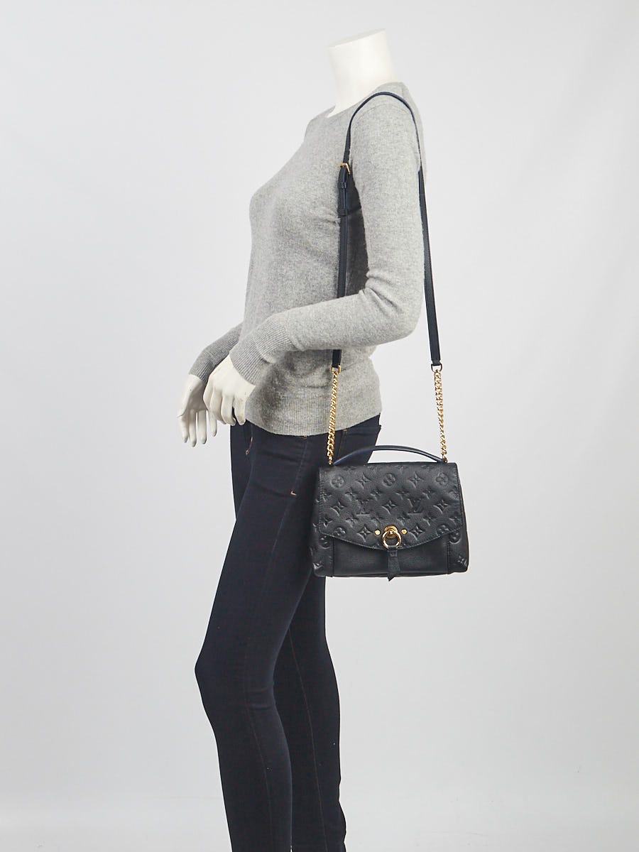 Louis Vuitton Black Monogram Empreinte Leather Blanche BB Bag - Yoogi's  Closet
