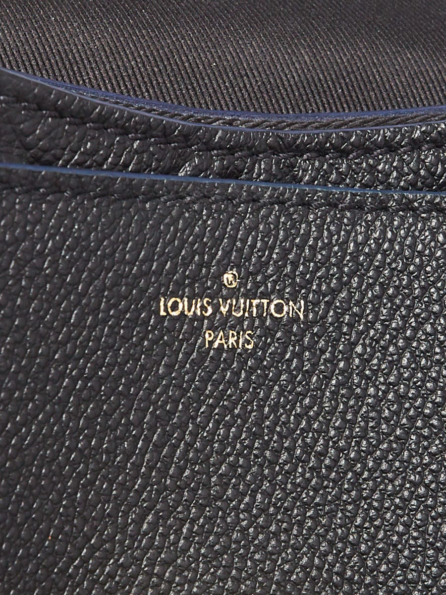 LOUIS VUITTON Blanche BB Monogram Empreinte Crossbody Bag Black-E5470-SOLD  