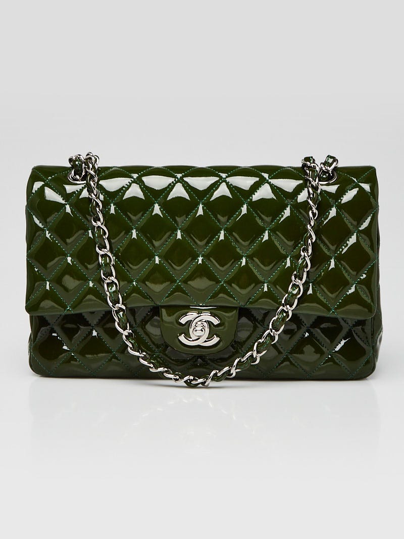 Chanel Green Leather Medium Classic Double Flap Shoulder Bag Chanel | The  Luxury Closet