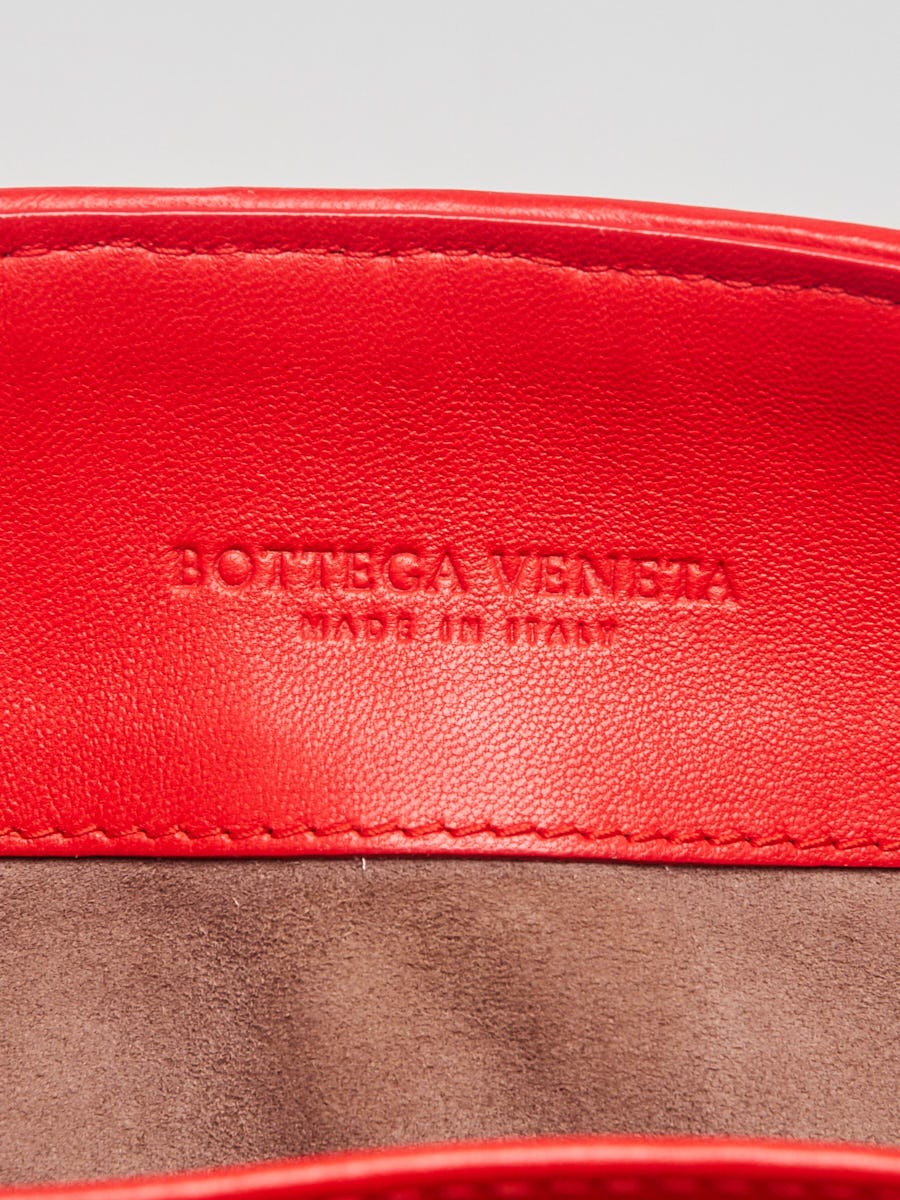 Red Bottega Veneta Intrecciato Olimpia Shoulder Bag – Designer Revival