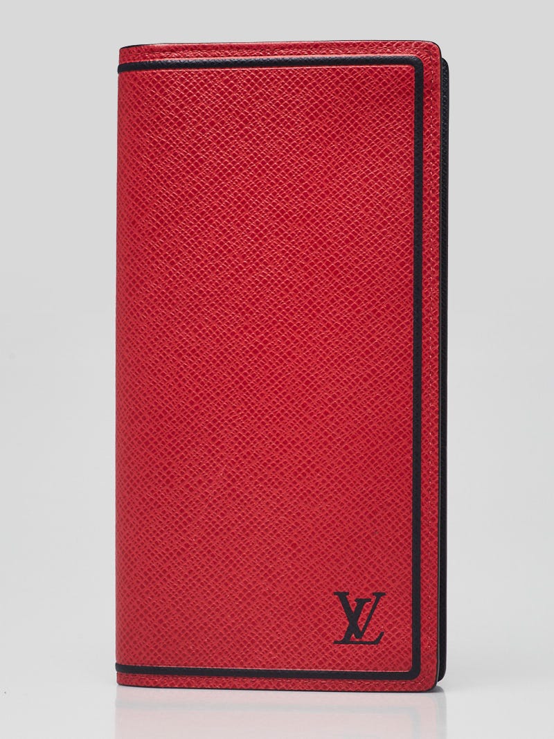 louis vuitton black and red wallet