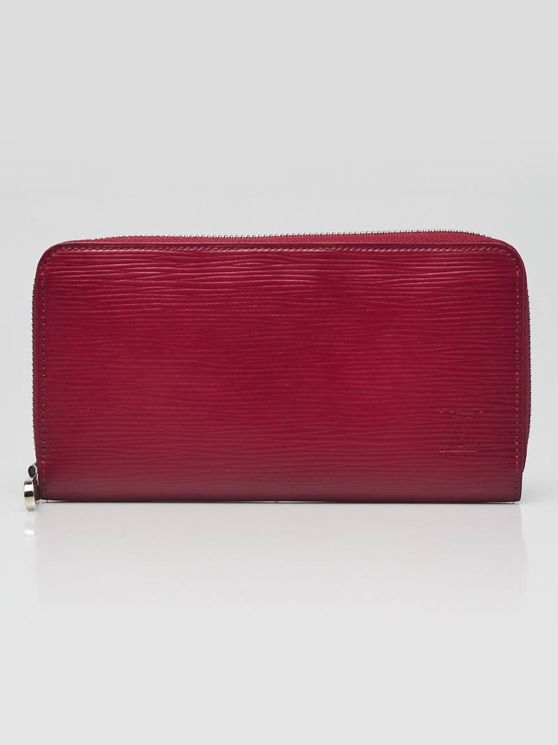 Louis Vuitton Red Epi Leather Zippy Wallet Louis Vuitton