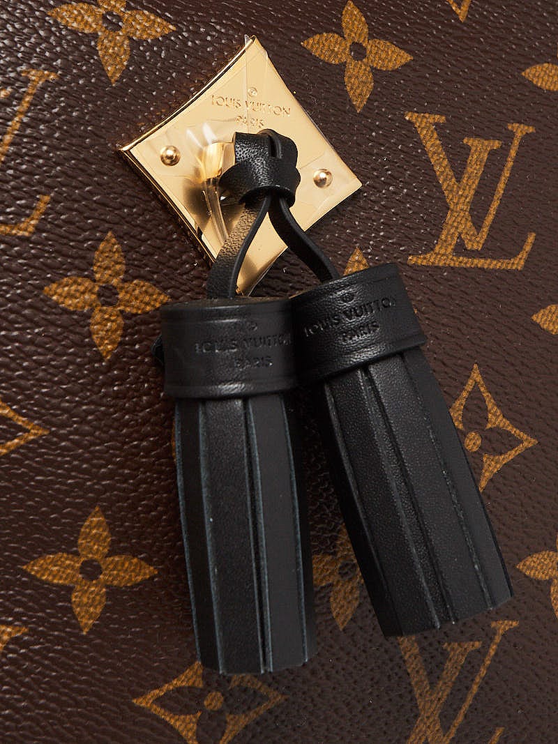 Saintonge cloth crossbody bag Louis Vuitton Black in Cloth - 26166449