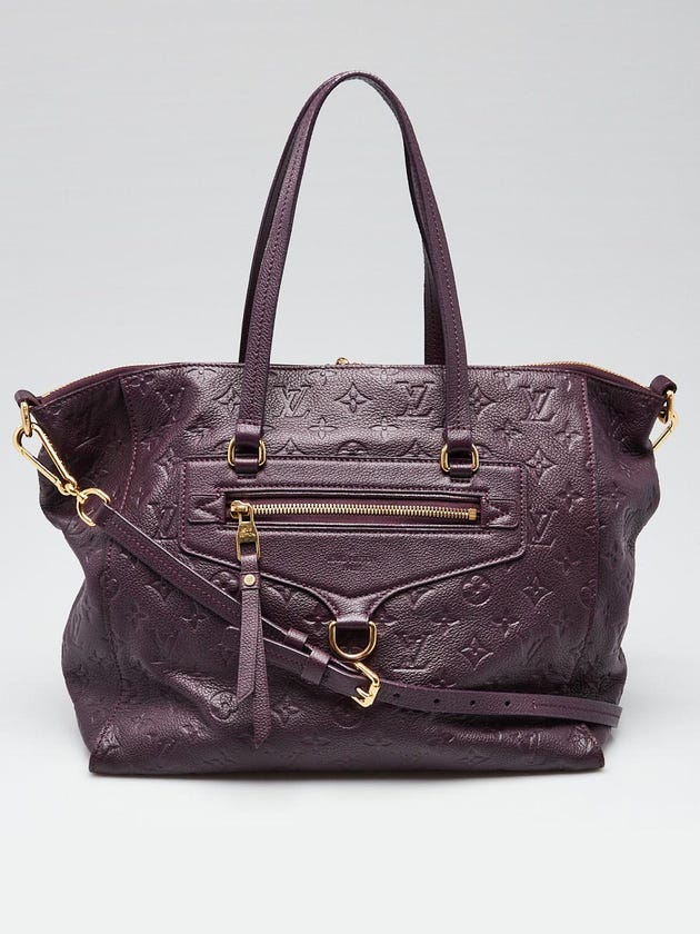Louis Vuitton Aube Monogram Empreinte Leather Lumineuse PM Bag