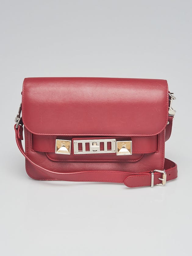 Proenza Schouler Red Leather PS11 Mini Classic Bag