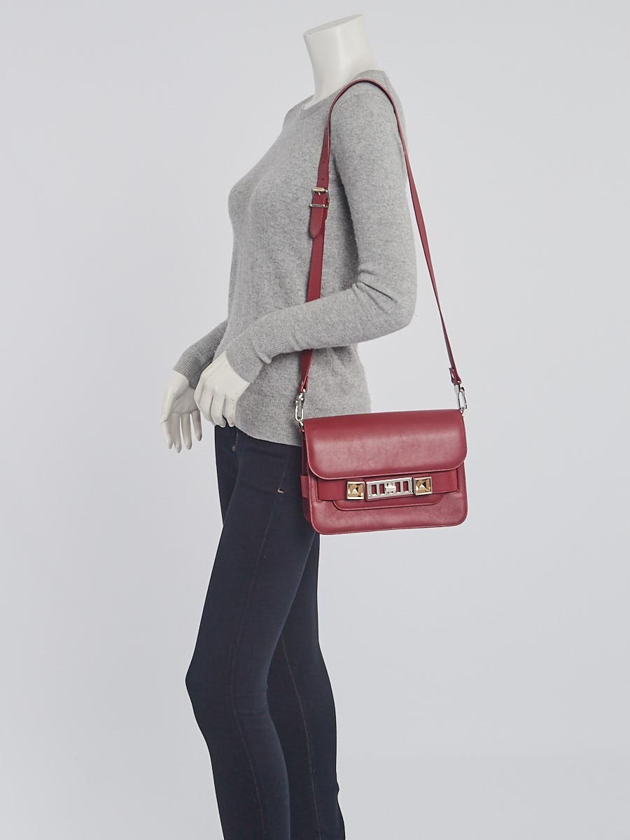 Proenza Schouler Red Leather PS11 Mini Classic Bag - Yoogi's